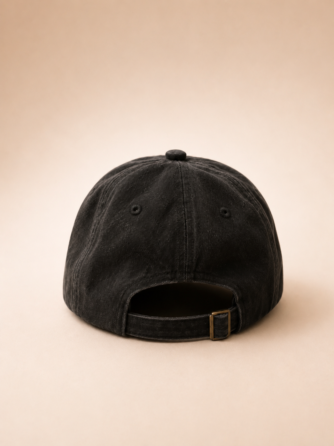 Embroidery Sleepy Panda Denim Cap