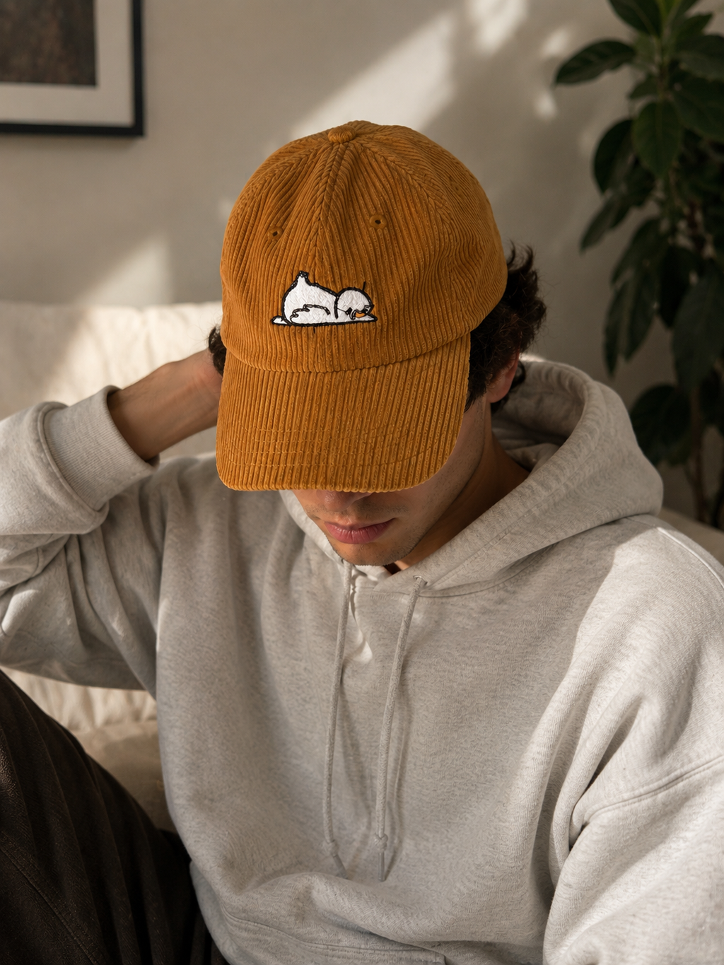 Sleeping Duck Corduroy Cap