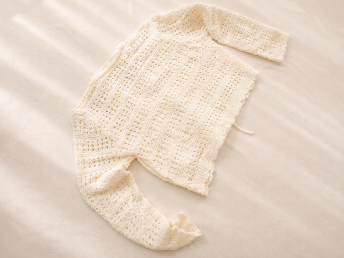 Cherry Crochet Knit Cardigan - Cottagecore / Beach
Cover-Up / Summer Layering