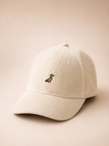 Duck Embroiered Corduroy Cap