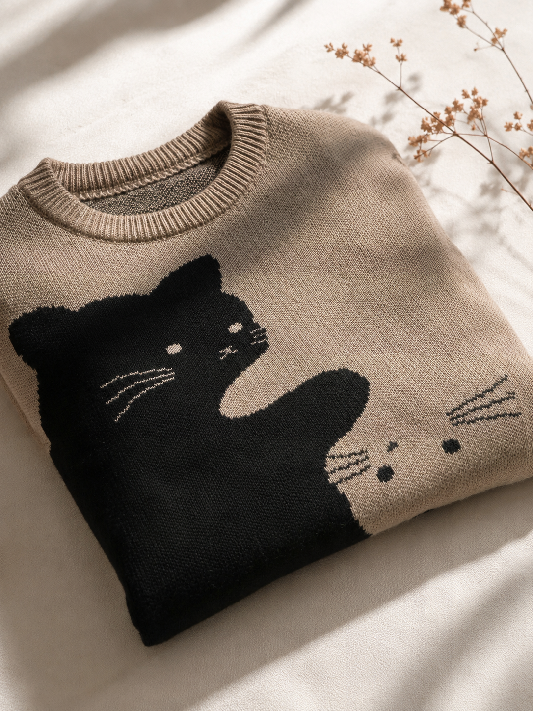 Cute Cat Knit Sweater