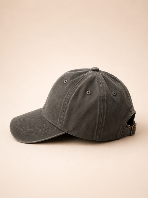 Cat Mom Embroidered Denim Cap