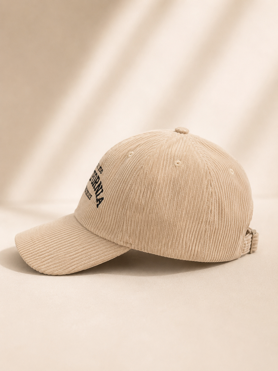 California Golden State Corduroy Embroidered Cap