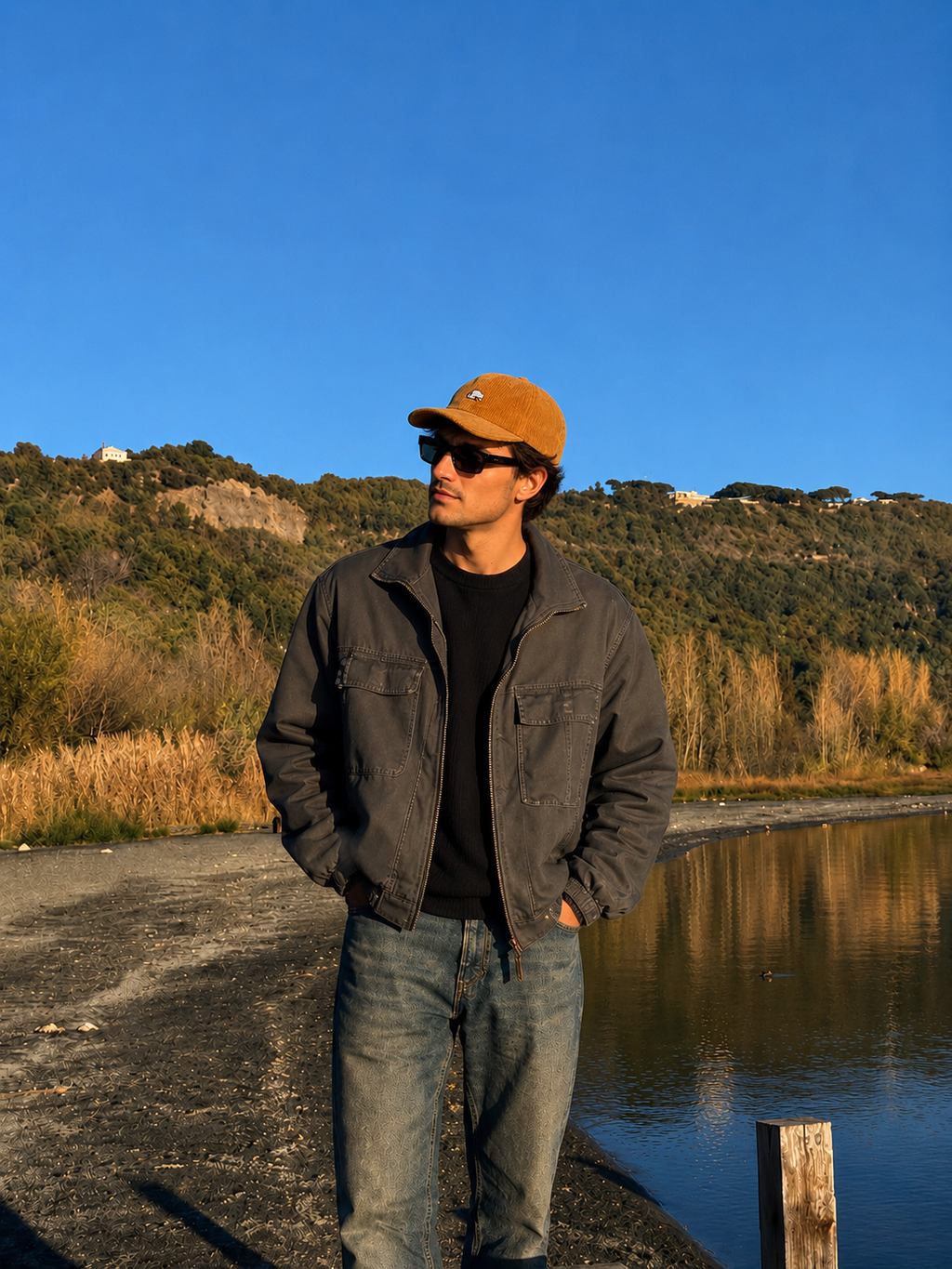 Sleeping Duck Corduroy Cap