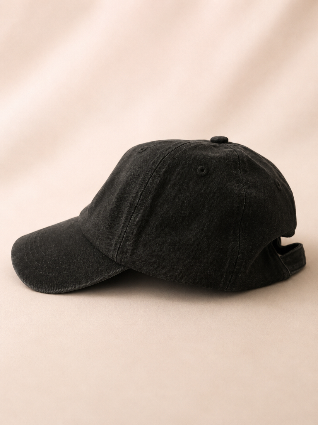 Duck Embroidered Denim Cap